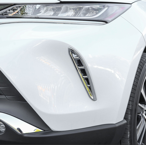 Chrome Front Bumper Corner Air Vent Inlet Cover Trim for Toyota Venza 2021-2023