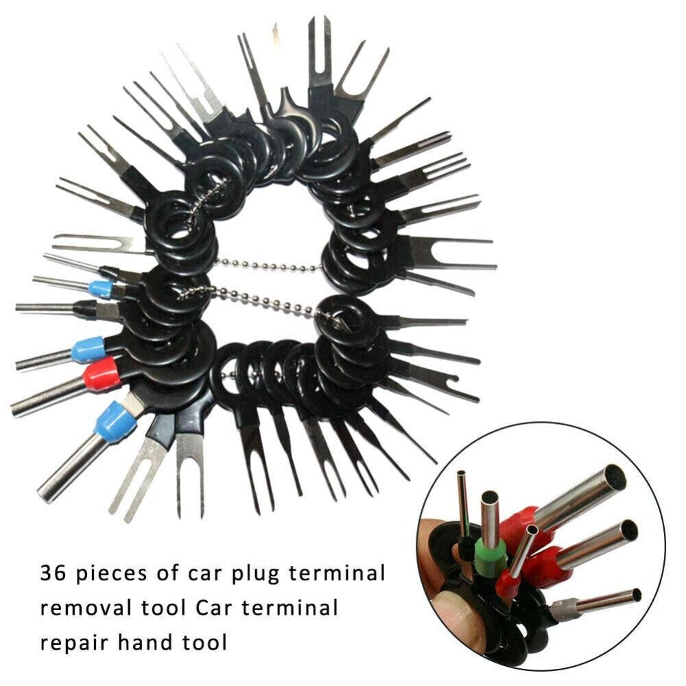 36 Wiring Connector Extractor Motorcycle Terminal Pin Removal Release Tool Kits n