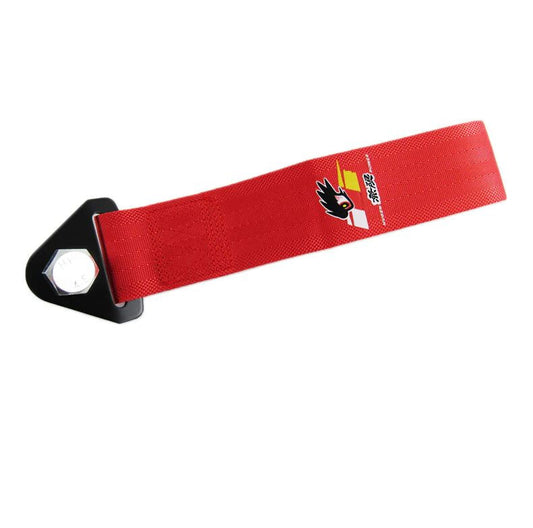 Car tow hook, front cover, rear trunk, bumper, red Mugen, for Honda .