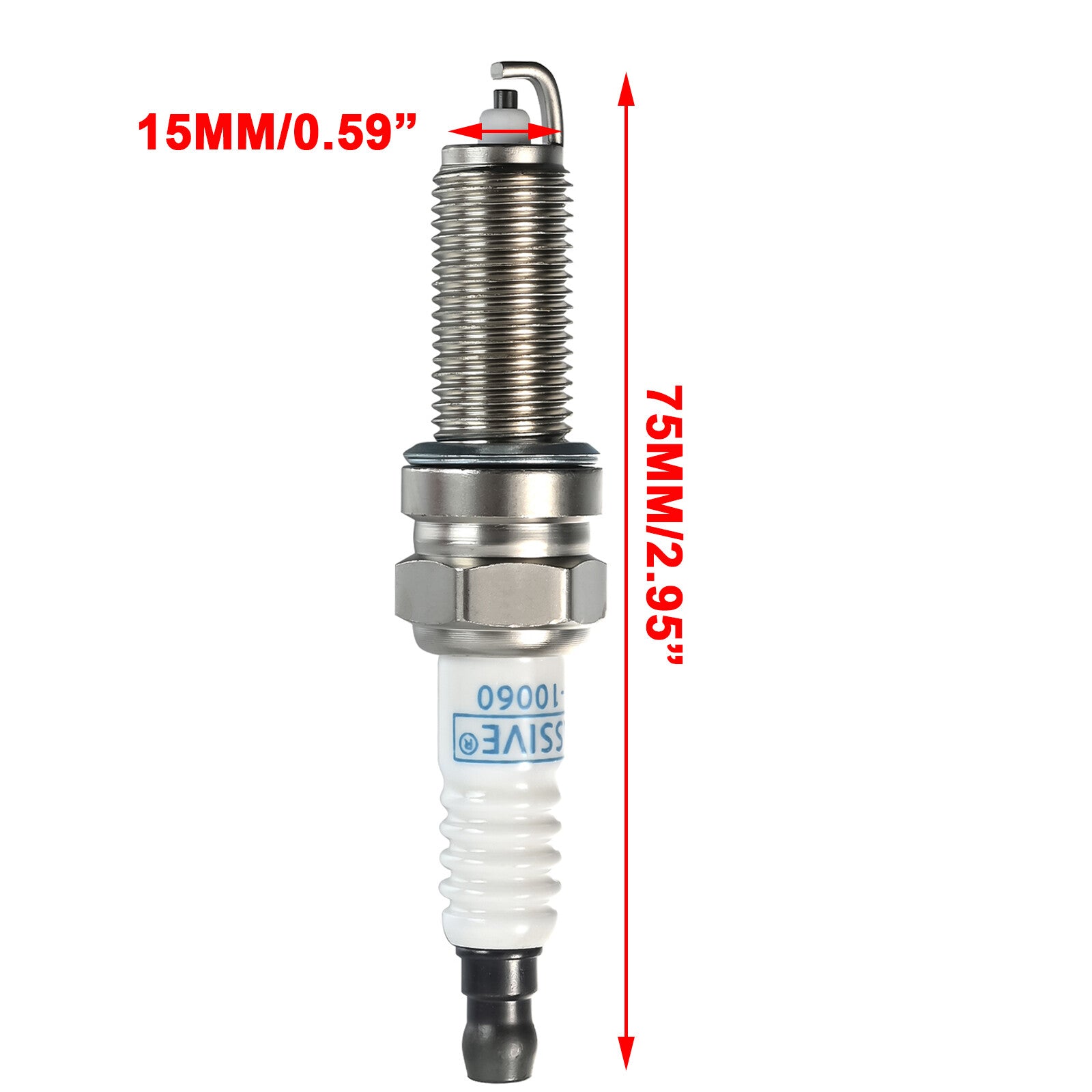 4PC. Iridium 18846-10060 SILZKR6B10E Spark Plugs for Hyundai Accent for Kia Rio Soul Q