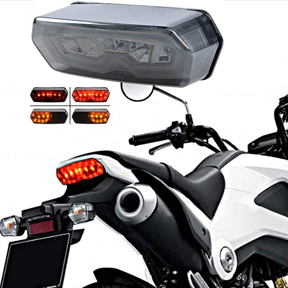 LED Brake Tail Light Integrated Turn Signal for Honda Grom 125 MSX Motorcycle Q