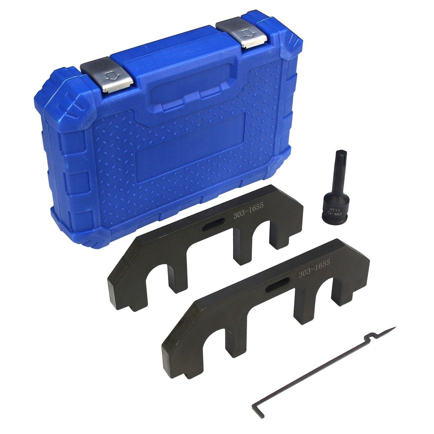 Camshaft holding timed calibration bracket tool for Ford 3.5L, upgrade 303-1665