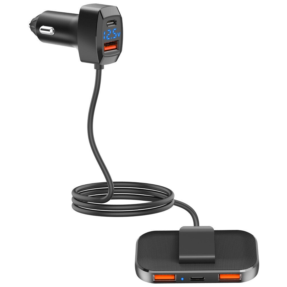 5V/6.2A 31W Multi Port USB Car Charger Cigarette Lighter Fast Charging Adapter