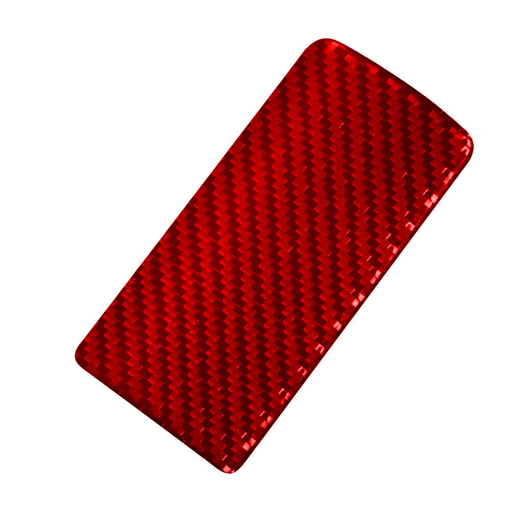 Red Carbon Fiber Center Console Storage Cover Trim for Toyota Hilux 2015-2021