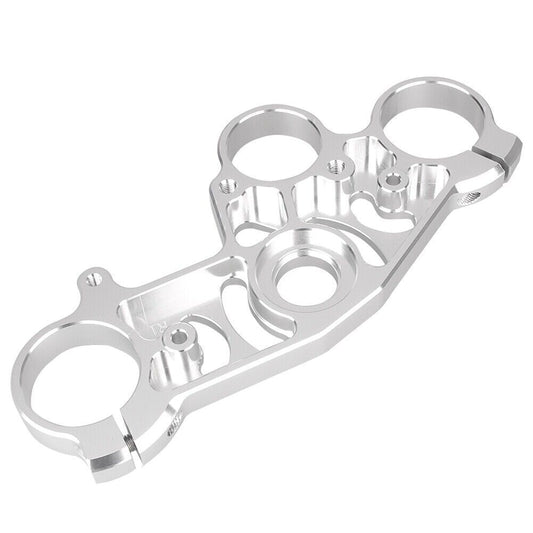 1PC Triple Tree Front Upper Top Clamp for Yamaha YZF R1 2004 2005 2006 Silver Q