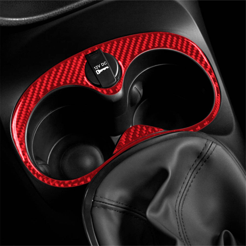 21X Red Carbon Fiber Center Console Dash Cover Trim For Explorer 2020-2023 v