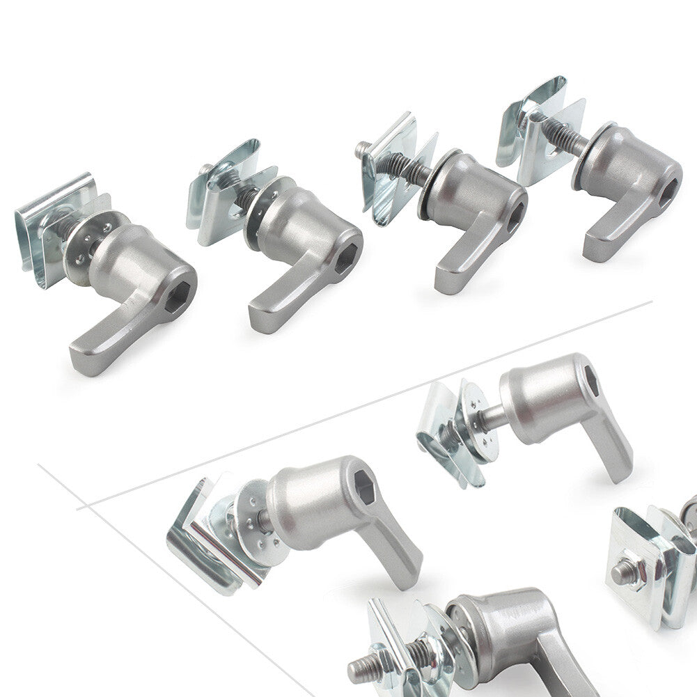 Saddlebag Lock Mounting Screw Kits for Harley Touring Road Glide 1993+ Chrome Q