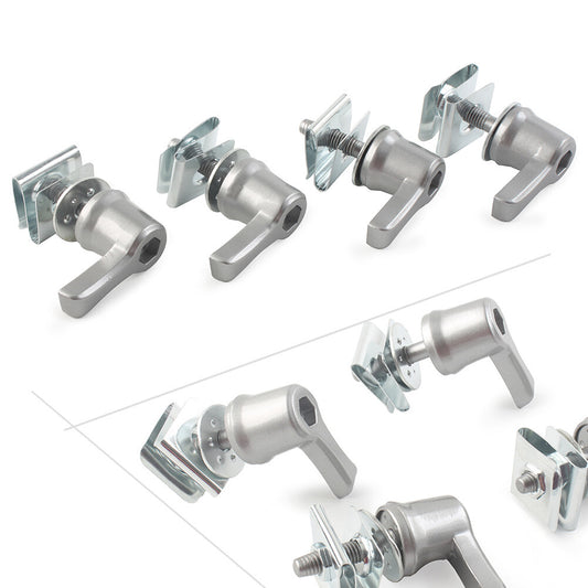 Saddlebag Lock Mounting Screw Kits for Harley Touring Road Glide 1993+ Chrome Q