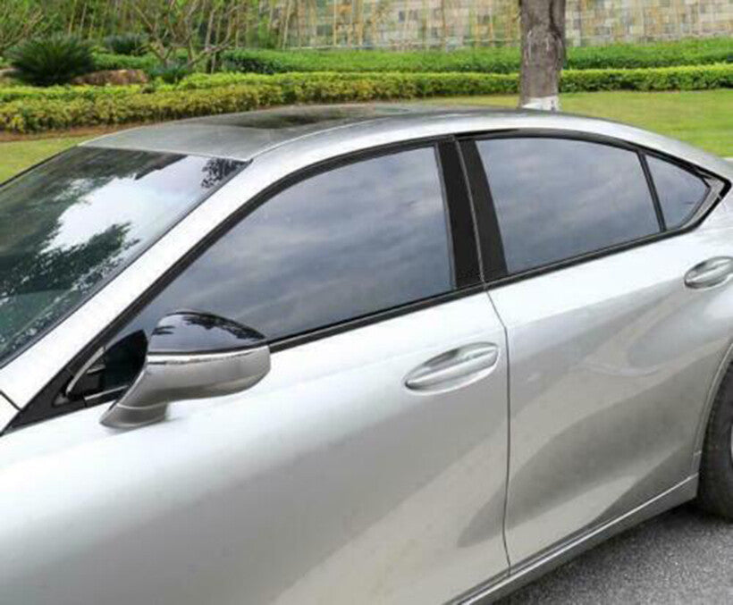 for Lexus for ES 250 300H 350 2019-2023 Black S.Steel Side Window Molding Cover Trim