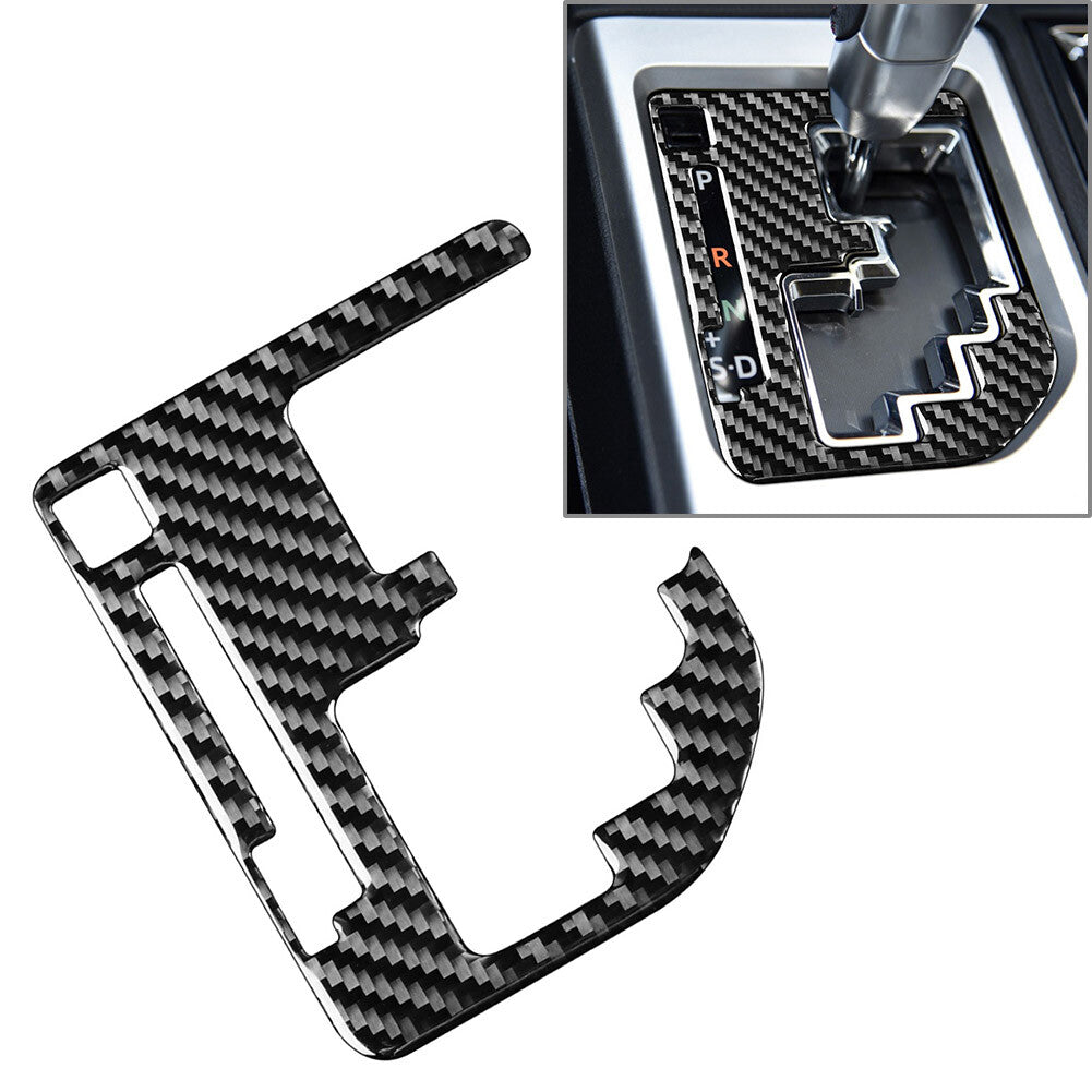Carbon Fiber Interior Gear Shift Panel Cover Trim for Toyota Tundra 2014-21 20