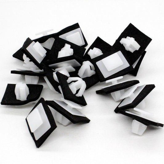 Front bumper upper panel retainer 4-piece set of decorative clips for Toyota RAV4 53145-42010