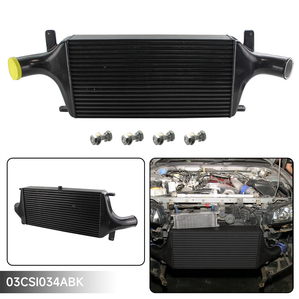 Front Mount Intercooler for Nissan Skyline GT-R R33 R34 GTR RB26DETT Black