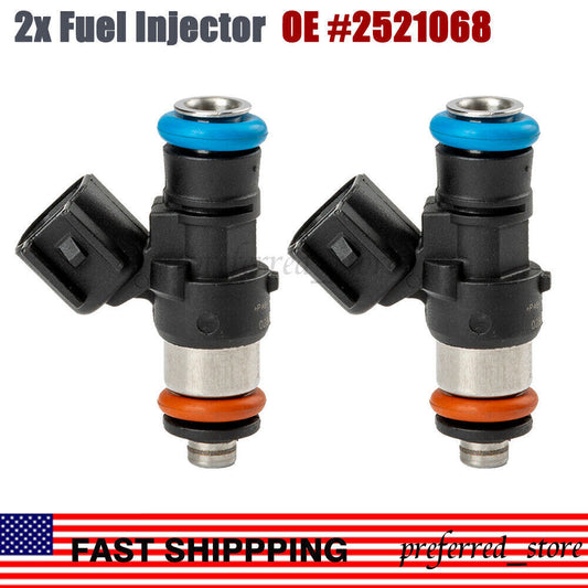 Two fuel injectors for Polaris Ranger XP 900, Ranger Crew 570, Sportsman 450 2521068- v
