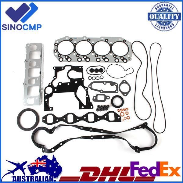 4JB1 4JB1T Engine Overhaul Gasket Kit for Isuzu Pickup NKR NHR Truck Bobcat