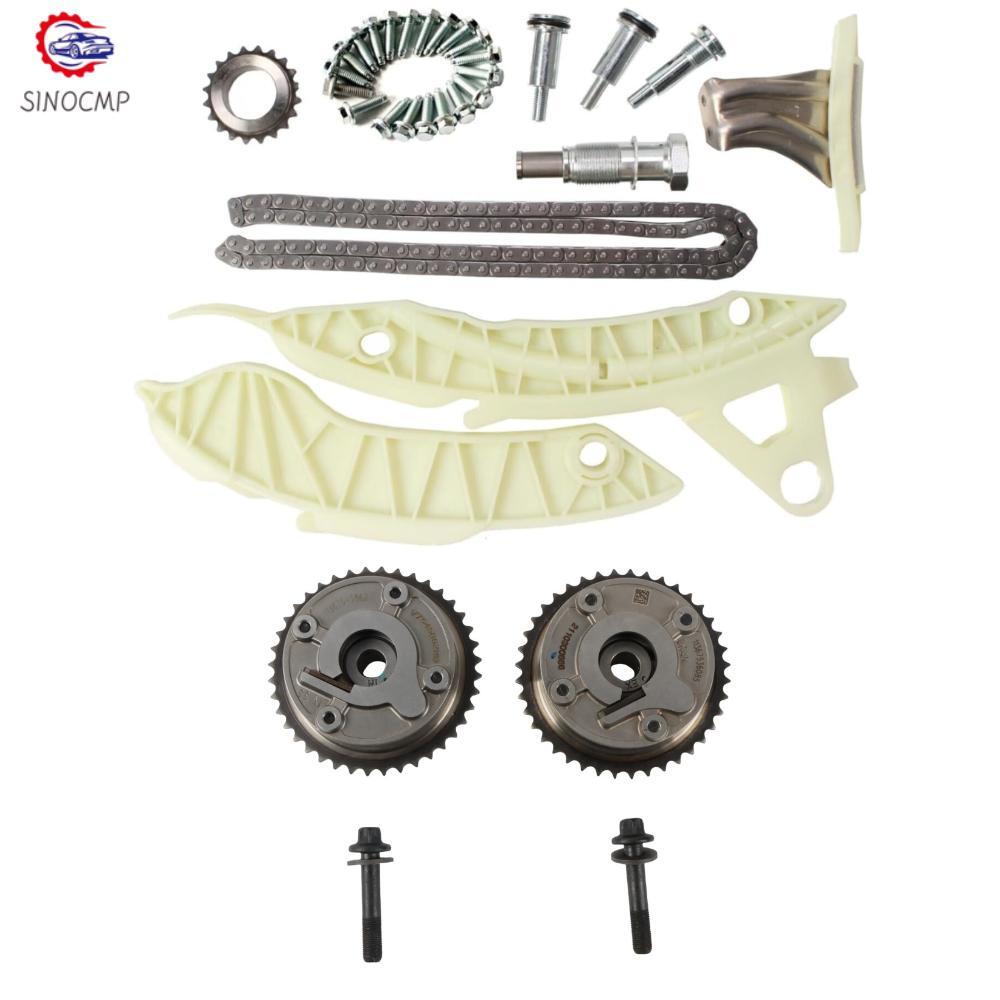 Timing Chain Kit w/ Intake Exhaust Camshaft Phaser VVT Gear for MINI COOPER R56