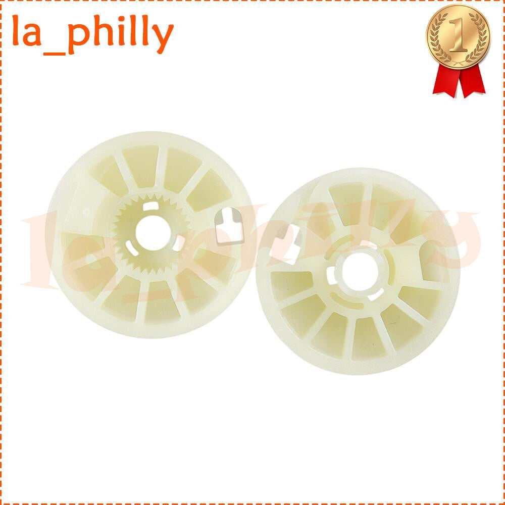 2x for Kia Optima 16-20 White Repair Fix Pulley Window Regulator Sprocket Spool Q
