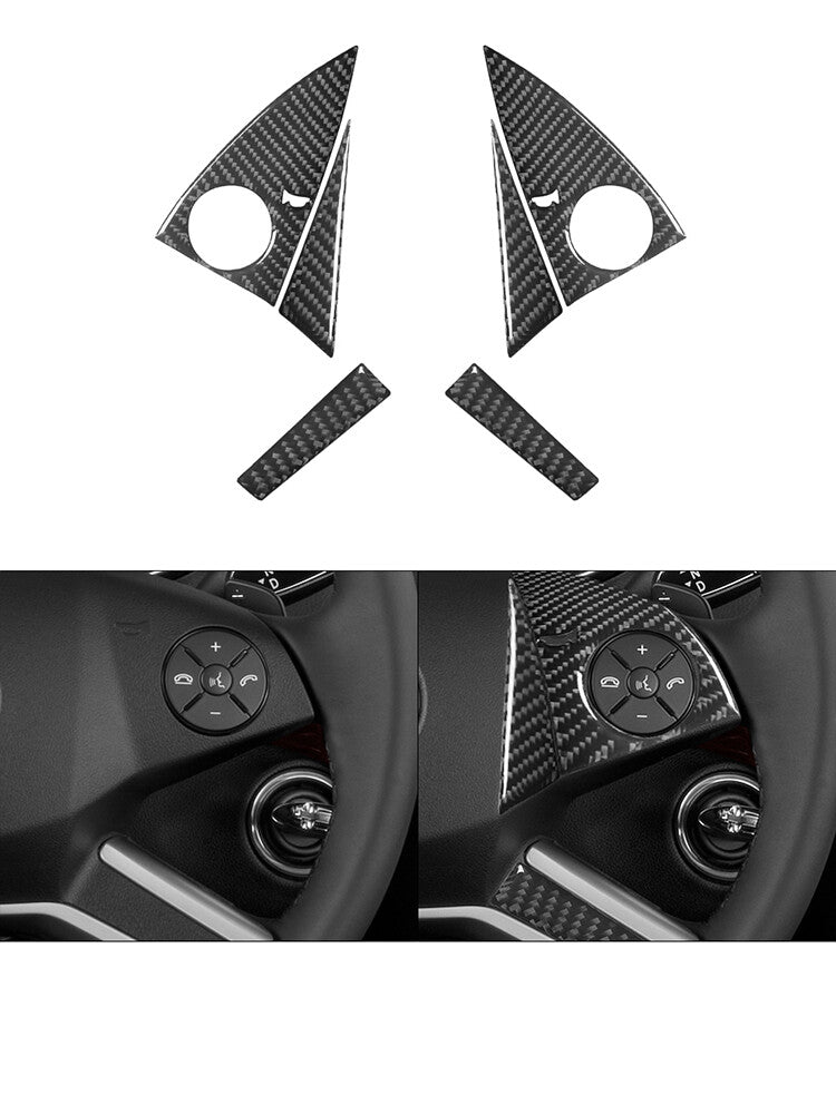 Carbon Fiber Interior Speedometer Frame Cover Trim for RAM Promaster 2014-2021 v