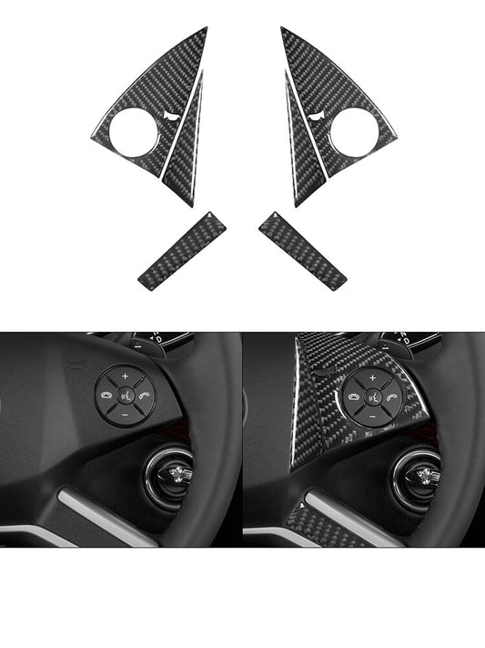 Carbon Fiber Interior Speedometer Frame Cover Trim for RAM Promaster 2014-2021 v