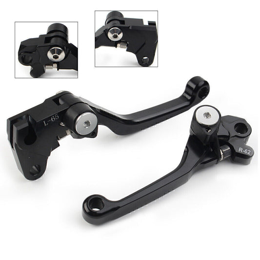 Fit for YAMAHA WR 250F WR 450F 2001-2016 WR250F WR450F Pivot Brake Clutch Levers BLK