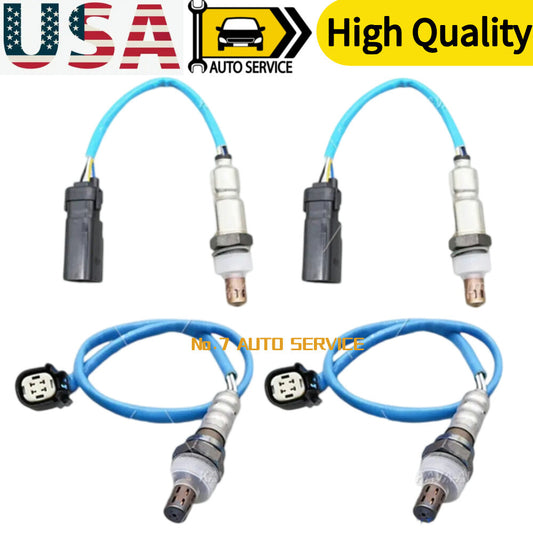 Set(4) UpDownstream O2 Oxygen Sensor For 2011-2014 for Ford F-150 for Mustang 3.7L