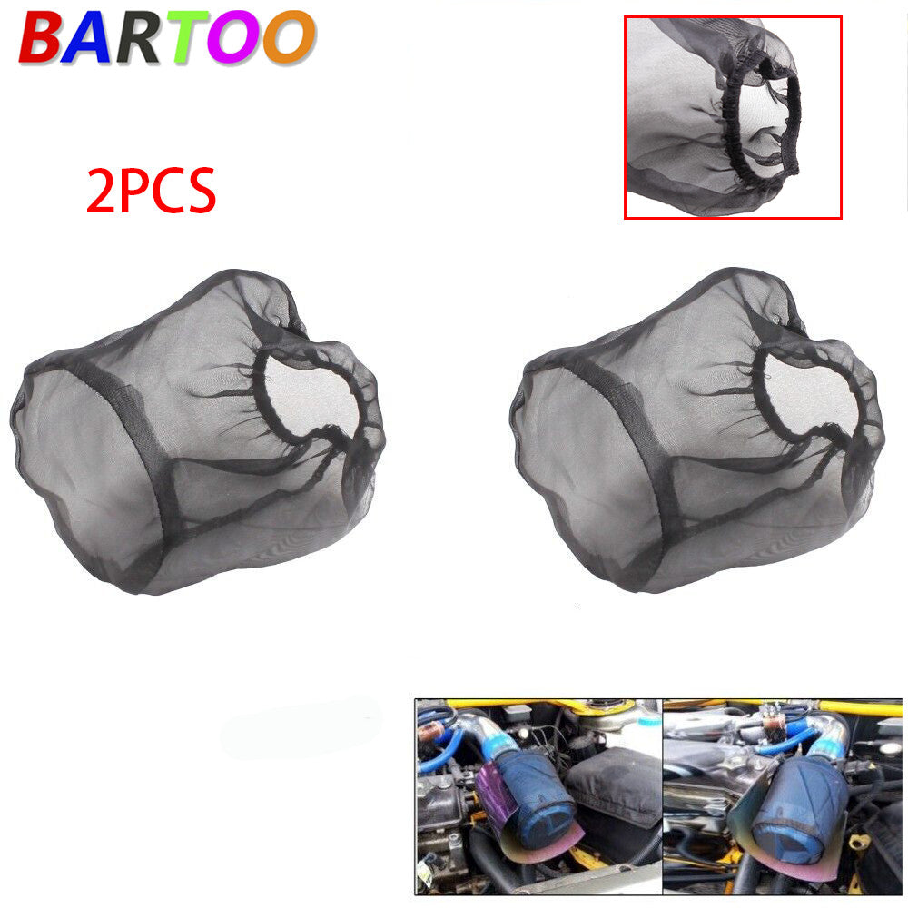 2PCS Air Intake Filter Sock Cover for Cold Air Filter Protective Cover DustProof Q