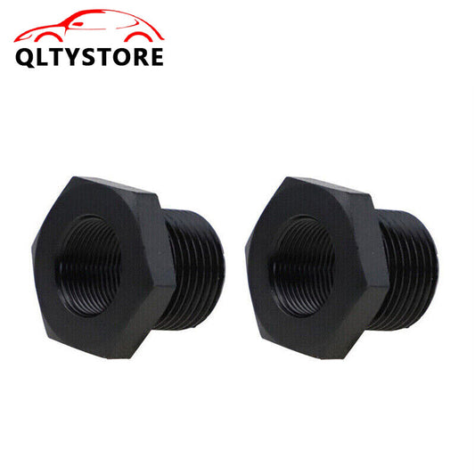 2pcs Car 5/8x24 to 13/16x16 Threaded Adapter Automotive Oil Filter Aluminum Q