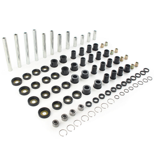 Front/Rear Upper/Lower A-arm Bushing Shaft Kit for Honda Rincon 650 680 ATV