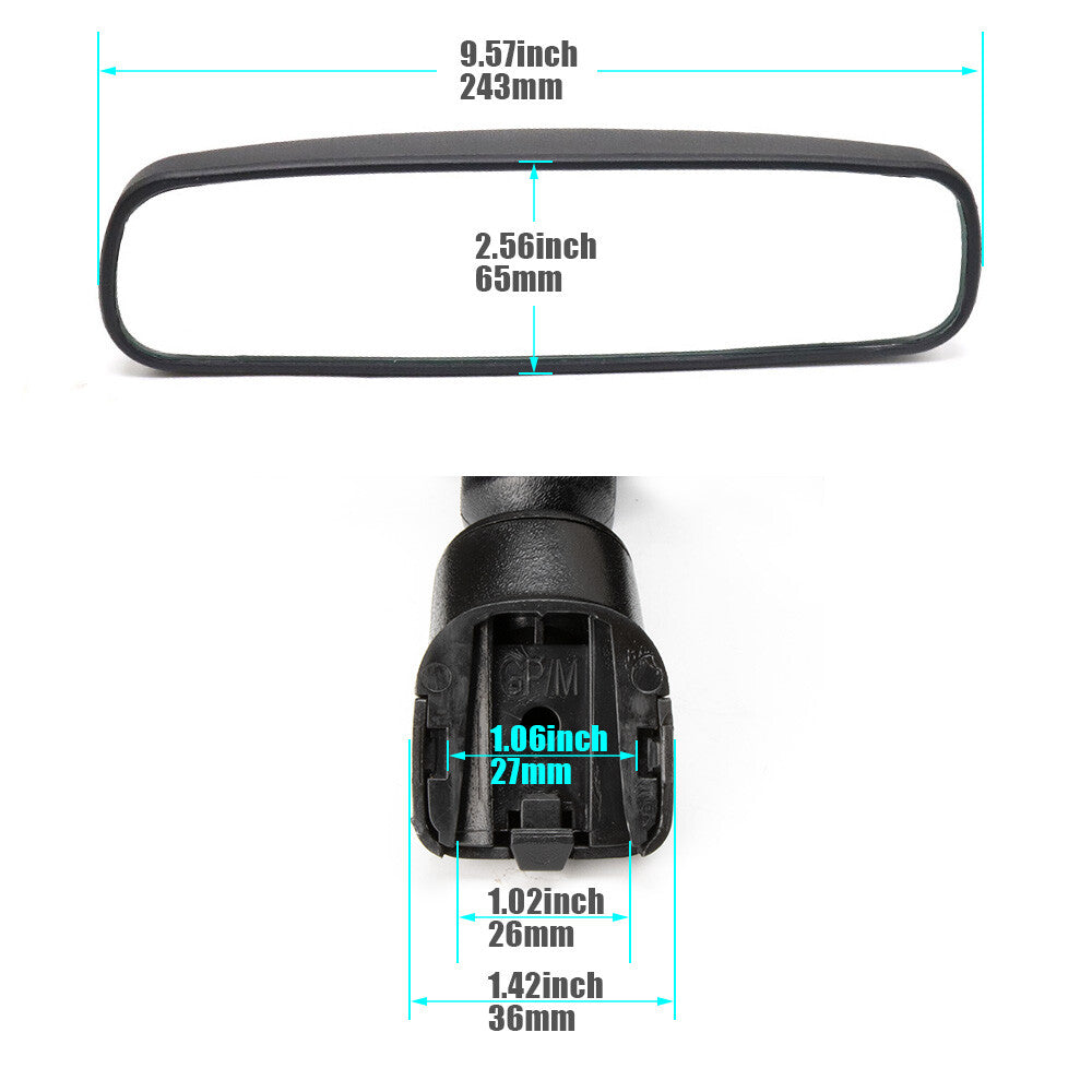 96321-2DR0A Interior Rearview Mirror for Sentra Tiida Altima Pathfinder - n