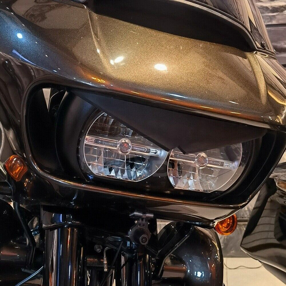 Chrome headlight brow trim for Harley Touring Road Glide 2015 - 2022 - n
