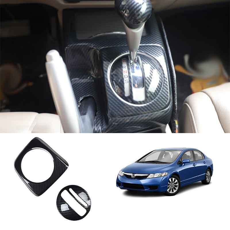 for Model Y Model 3 Carbon Fiber Door Handle Cover Trims Accessories- v