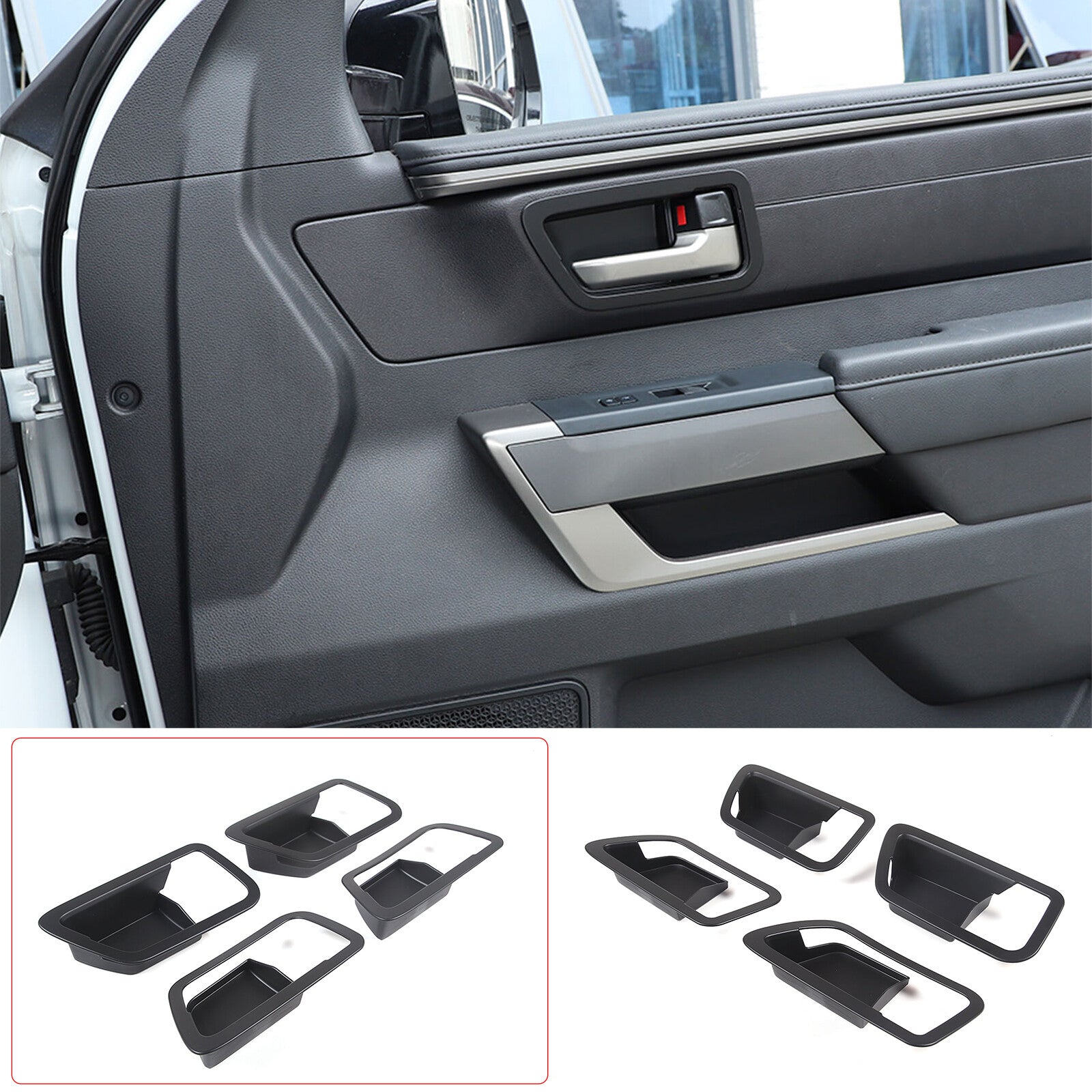 ABS pear grain center gear shift panel cover for Tundra/Sequoia 2022 - 2023- v