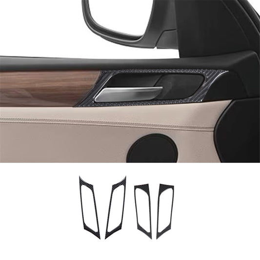 2X Carbon Fiber Interior Central Console Cover Trim for Mazda MX-5 Miata 2009-15 v