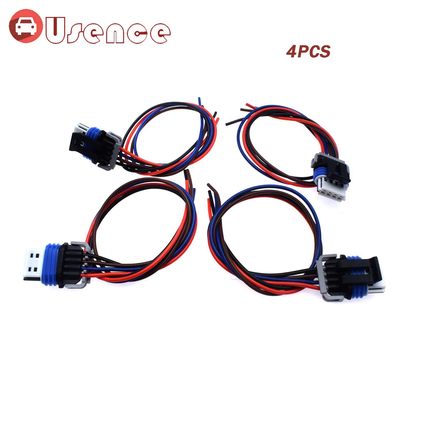 4X Ignition Coil Connector Harness for Chevrolet Silverado for GMC for Sierra 12558693