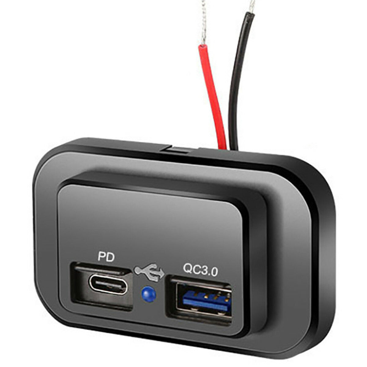12V-24V Type-C PD+USB Charger Socket Adapter Power Outlet For Car Motorcycle RV