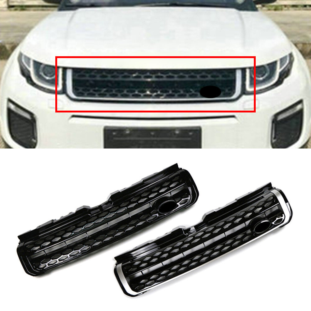 Front Bumper Mesh Grille UpperGrill Fit for Range Rover Evoque 2010-2019 2017 2016