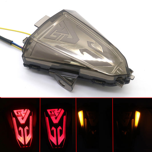 Smoke Integrated Led Tail Brake Light Turn Signal for Yamaha YZF R15 2014 -2016 Q