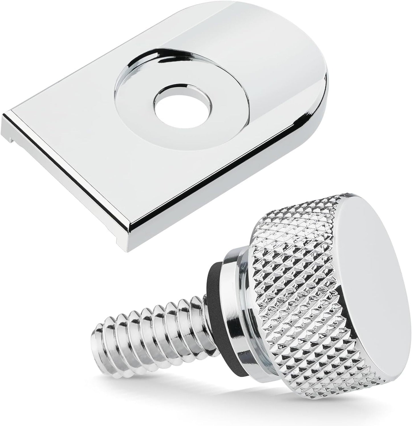 Chrome rear fender for seat bolt clip mounting screwdriver cover for Harley Sportster 1200- n