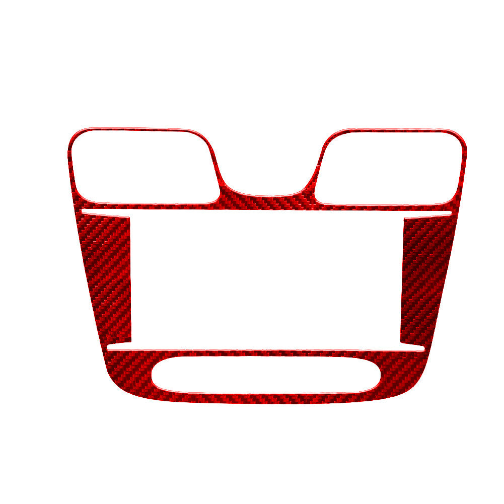 4Pcs Red Carbon Fiber Front Window Panel Cover Trim For X1 F48 2016-2018 v