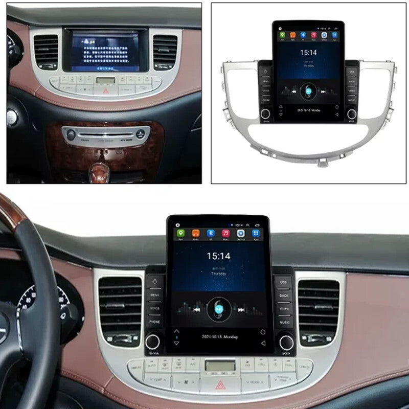Car Radio Android 12 GPS Navi Screen Play for Hyundai Rohens for Genesis Coupe 08-13