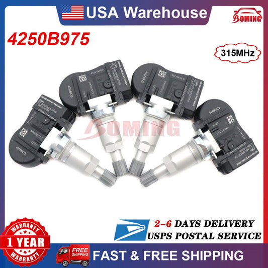 4-piece new tire pressure sensor (TPMS) kit for Mitsubishi Lancer Outlander Sport