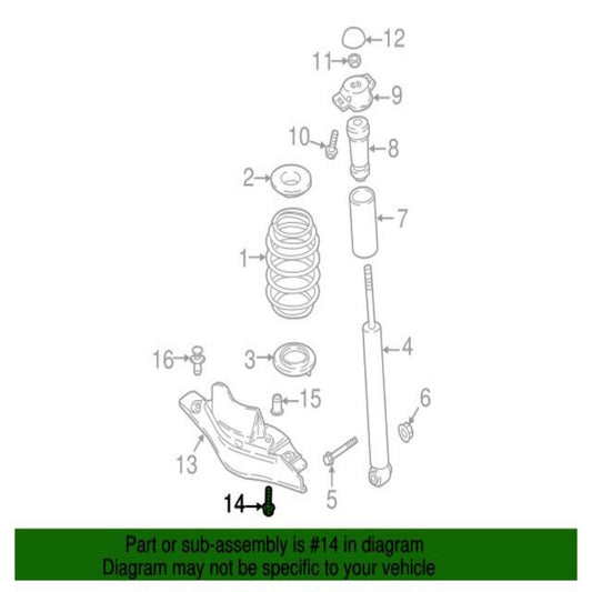 N91133501 Stone Guard Bolt for VW for Audi