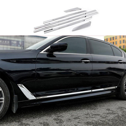 for BMW 5 Series G30 2018-23 ABS Chrome Side Body Door Guard Molding Strip Trim