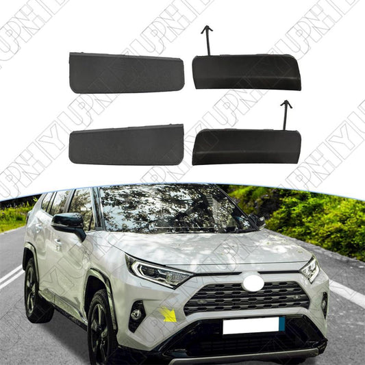 4Pcs Front Bumper Tow Hook Cover Cap for Toyota RAV4 LE 2019 2020 2021 2022 2023 Q
