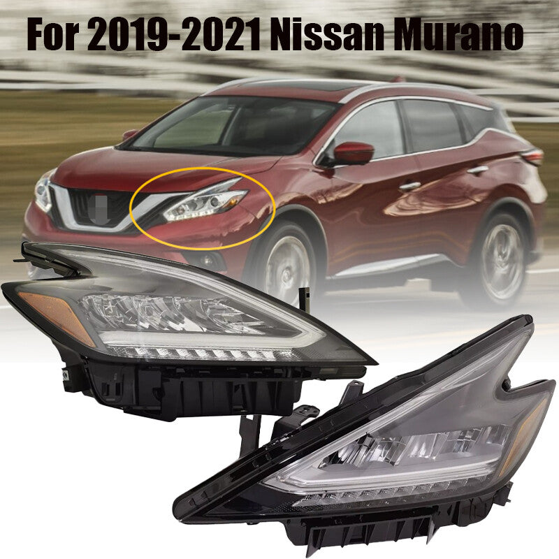 Driver and Passenger For 2019 2020 2021 Murano PAIR All LED Head Light n
