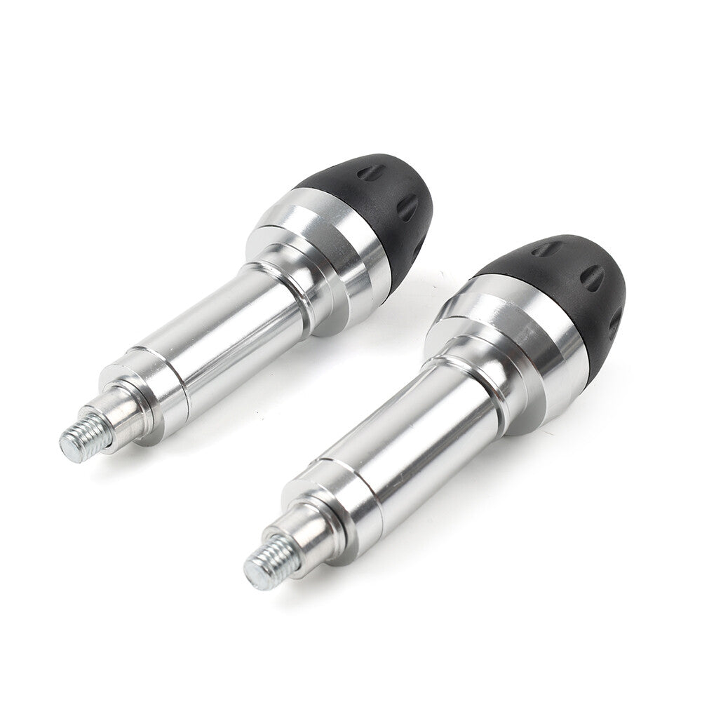 Silver 8MM 10MM Motorcycle Exhaust Frame Slider Crash Falling Protector