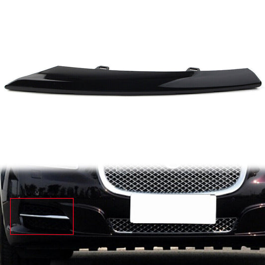 for Jaguar XJ 2010-2015 2013 14 Front Right Side Grille Gloss Black Molding Trim