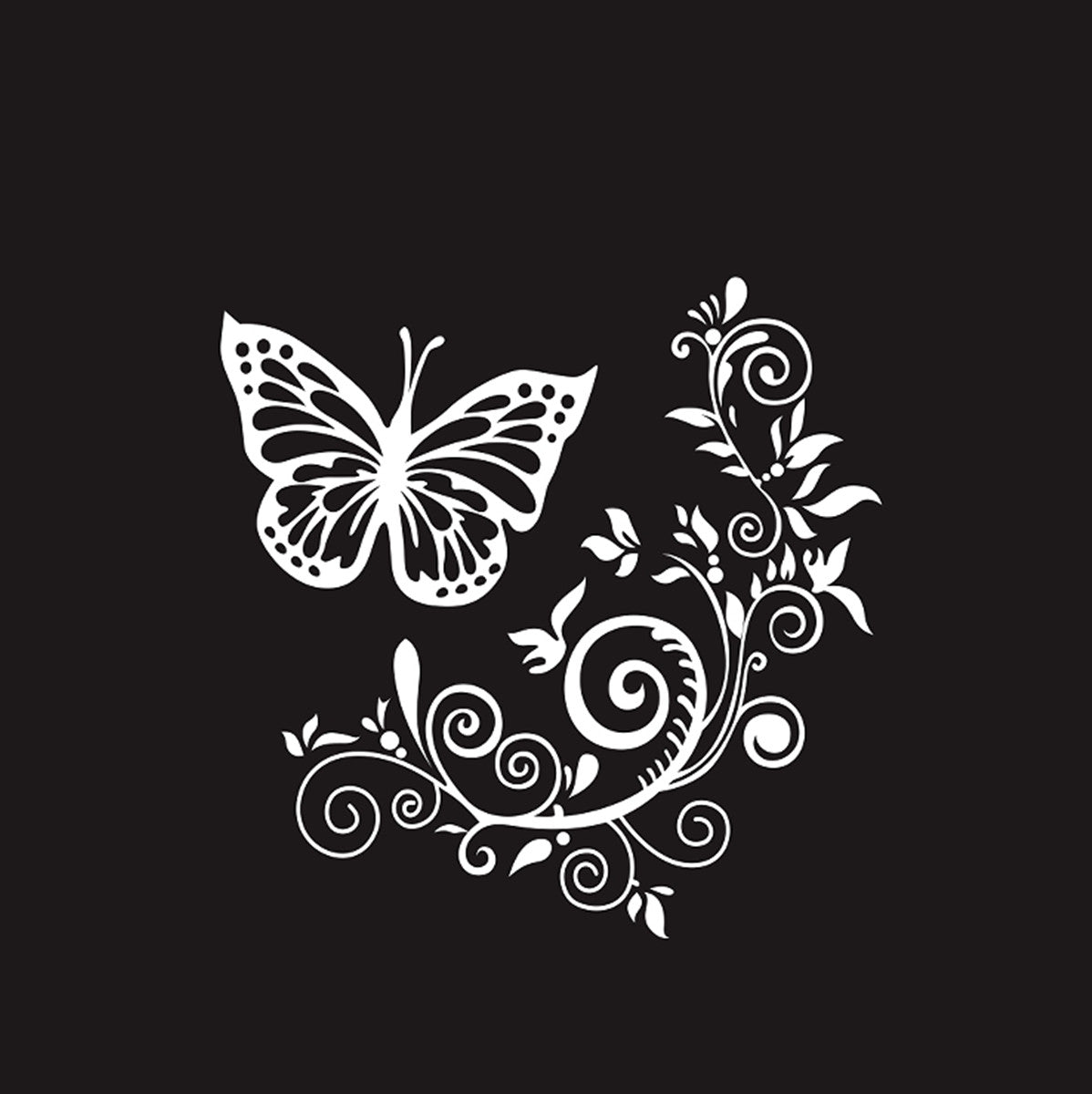 Car Butterfly Flower Graphcics Bumper Window Vinyl Decals DIY Sticker Decoration