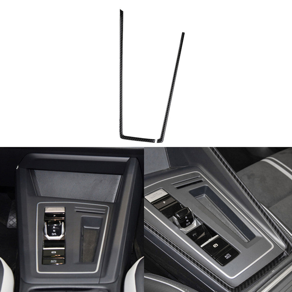 Carbon Fiber Window Switch Lift Panel Trim Cover for Honda for Civic Coupe 2013-2015 v