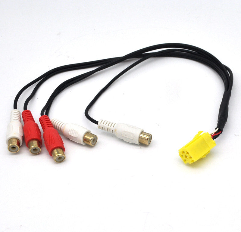 for Porsche Radio CDR220 CR220,CR22  CDR22 CR-31 Becker Preout Sub cable