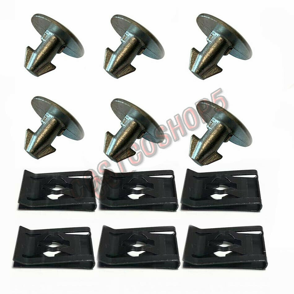 12PCS Engine Lower Cover Pin Screw  Bolt Access Clip for Honda for Civic CR-V
